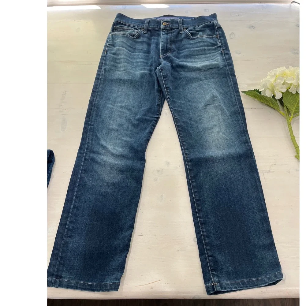JOES JEANS The Brixton Straight Narrow Mens Jeans W31 Medium‎ Wash Denim